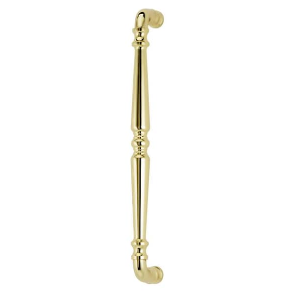 Omnia Traditional Appliance Pull Bright Brass 12" Center to Center - 9030/305.3