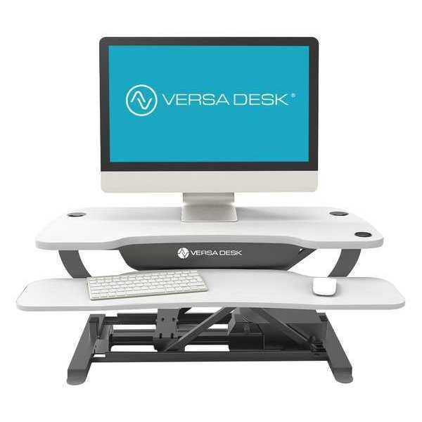 Versa Products 36" W, Up to 20" H, Wood Top, Gloss White - VT7643624-01-05