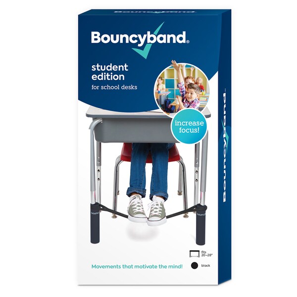 Bouncybands Bouncyband for Desk, Black - DKBK