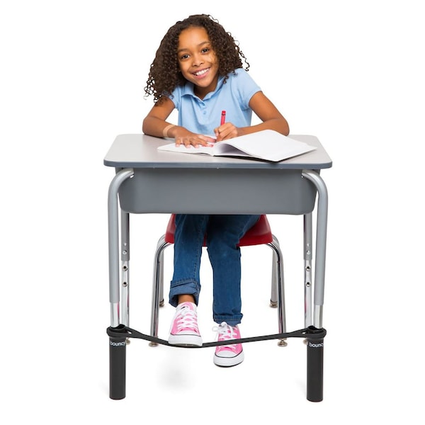 Bouncybands Bouncyband for Desk, Black - DKBK