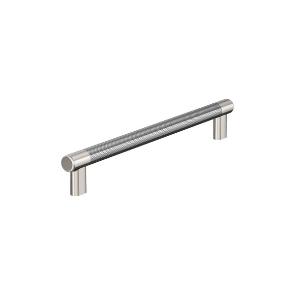 Amerock Esquire 12 inch 305mm Center-to-Center Polished Nickel/Stainless Steel Appliance Pull - BP54040PNSS