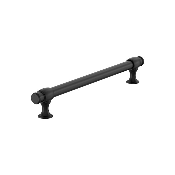Amerock Winsome 12 inch 305mm Center-to-Center Matte Black Appliance Pull - BP54065FB