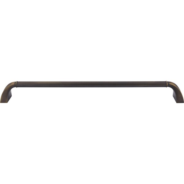 Jeffrey Alexander 18" Center-to-Center Antique Brushed Satin Brass Cordova Appliance Handle - Z281-18ABSB