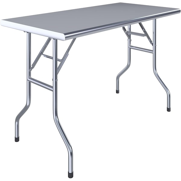 Amgood Folding Table, 24 in W, 48 in L, 31 in H - FWT-2448-Z