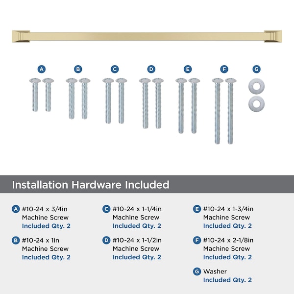 Amerock Westerly 18 inch 457mm Center-to-Center Champagne Bronze Appliance Pull - BP54024CZ