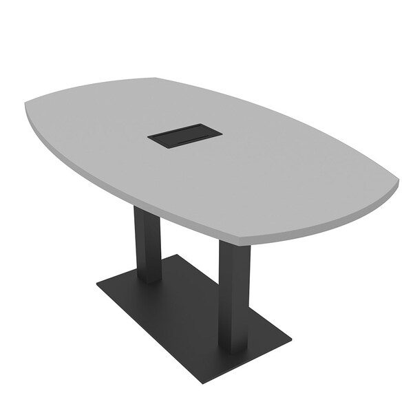Skutchi Designs Arc Boat 36 in W, 72 in L, Grey - HAR-ABOT-36X72-DOU.BK-U779-EBLK