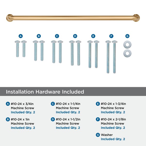 Amerock Factor 18 inch 457mm Center-to-Center Champagne Bronze Appliance Pull - BP36967CZ
