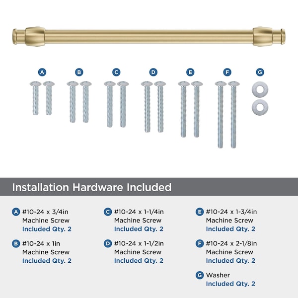 Amerock Winsome 12 inch 305mm Center-to-Center Champagne Bronze Appliance Pull - BP54065CZ