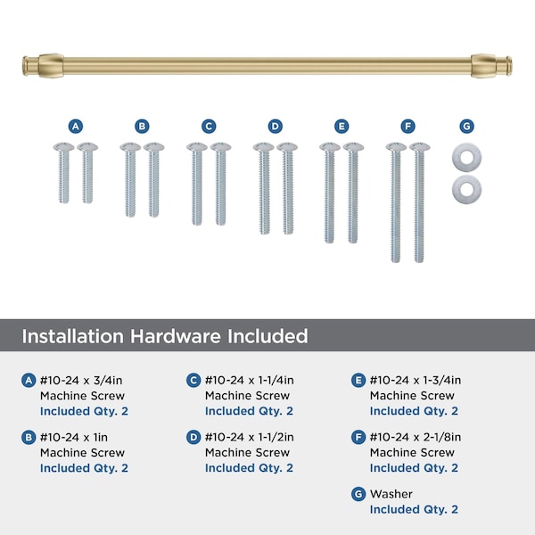 Amerock Winsome 18 inch 457mm Center-to-Center Champagne Bronze Appliance Pull - BP54066CZ