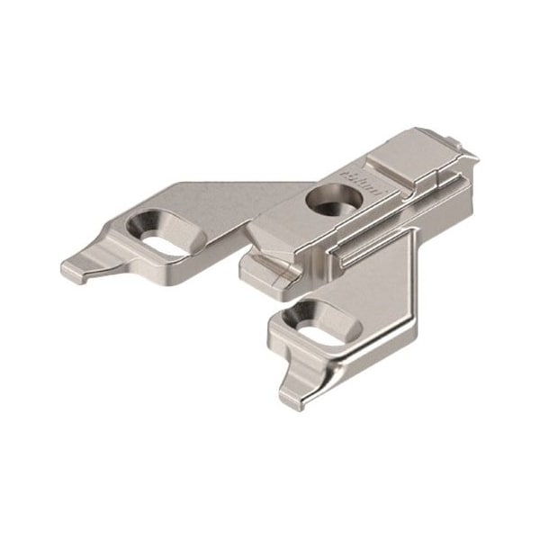 Blum Clip Off Center Face Frame Mounting Plate 0mm - With Optional Support Screw Hole - 175L6600.22