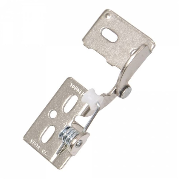 Youngdale Nickel 3/8 in. Partial Inset Self-Closing Hinge, PK 10 - 54.104.02X10