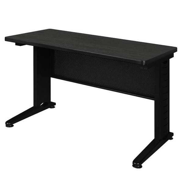 Regency Fusion Training Tables, 42 W, 24 L, 29 H, Wood, Metal Top, Ash Grey - MFTT4224AG