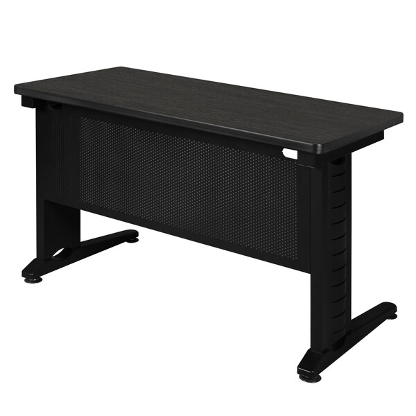 Regency Fusion Training Tables, 42 W, 24 L, 29 H, Wood, Metal Top, Ash Grey - MFTT4224AG
