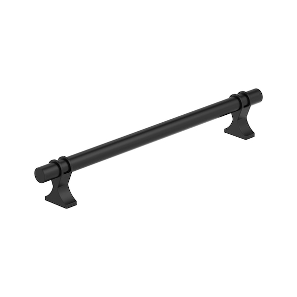 Amerock Davenport 12 inch 305mm Center-to-Center Matte Black Appliance Pull - BP36697MB