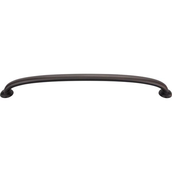 Jeffrey Alexander 12" Center-to-Center Brushed Oil Rubbed Bronze Hudson Appliance Handle - 650-12DBAC