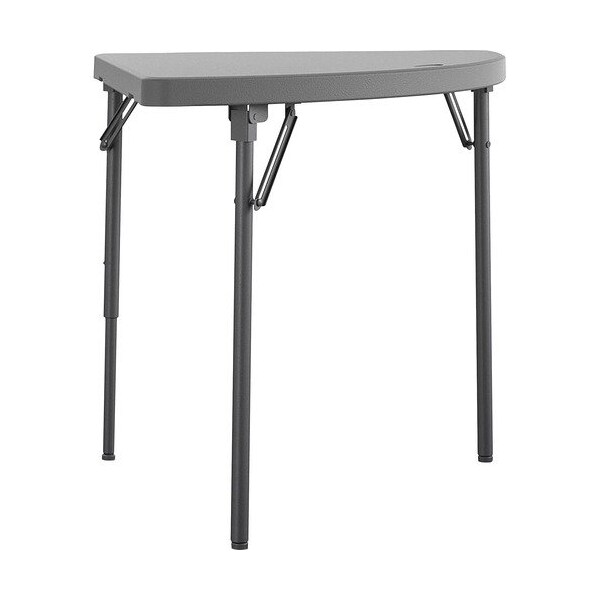 Cosco Home And Office Products Table, Folding, Corner, 24inWx24inLx29-1/5inH, Gray, 2PK - CSC60523SGY2E