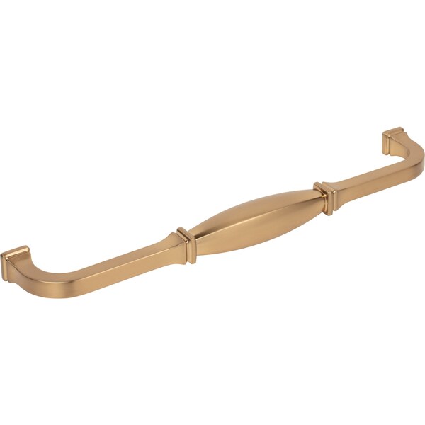 Jeffrey Alexander 12" Center-to-Center Satin Bronze Audrey Appliance Handle - 278-12SBZ