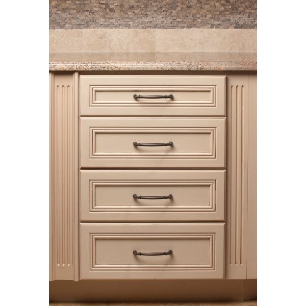 Jeffrey Alexander 12" Center-to-Center Brushed Oil Rubbed Bronze Lafayette Appliance Handle - 317-12DBAC