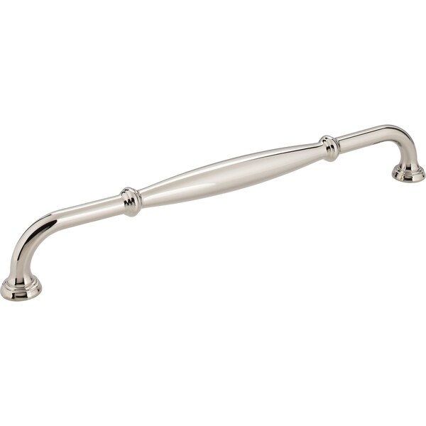 Jeffrey Alexander 12" Center-to-Center Polished Nickel Tiffany Appliance Handle - 658-12NI