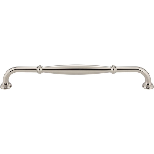 Jeffrey Alexander 12" Center-to-Center Polished Nickel Tiffany Appliance Handle - 658-12NI
