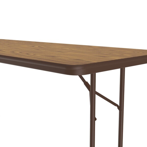 Correll Rectangle Commerical Folding Utility Table, 30" W, 96" L, 29" H, High Pressure Laminate Top - CF3096PX-06