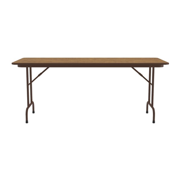 Correll Rectangle Commerical Folding Utility Table, 30" W, 96" L, 29" H, High Pressure Laminate Top - CF3096PX-06