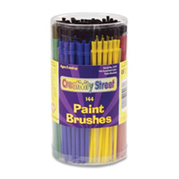The Chenille Kraft Co Chenille Kraft Company CKC Classroom Brush Canister, 144 CT, Assorted - CH463887
