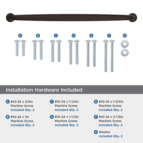 Amerock Renown 18 inch 457mm Center-to-Center Oil Rubbed Bronze Appliance Pull - BP54056ORB