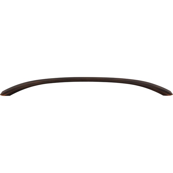 Jeffrey Alexander 18" Center-to-Center Brushed Oil Rubbed Bronze Wheeler Appliance Handle - 678-18DBAC