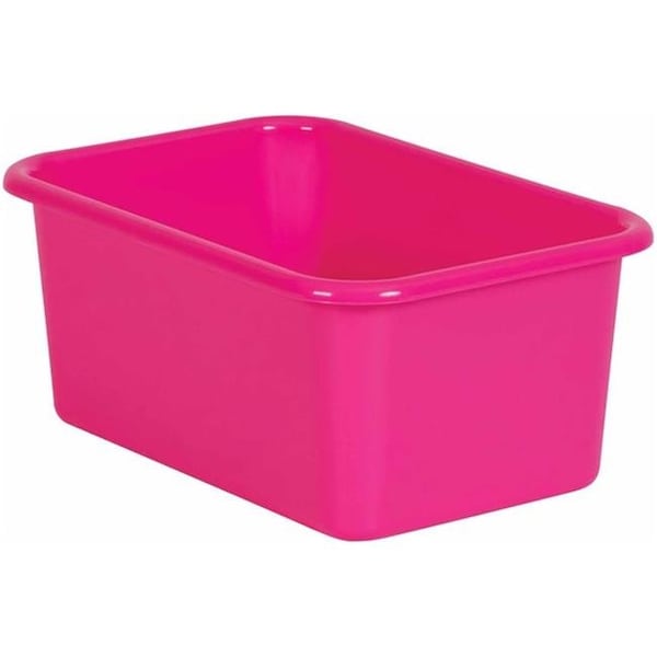 Teacher Created Resources Teacher Created Resources TCR20384-6 Plastic Storage; Pink - Small - Pack of 6 - TCR20384-6