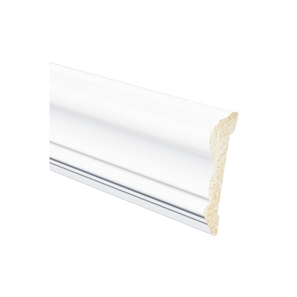 Inteplast Building Products 8'WHT ChairRail Molding - 52970800032