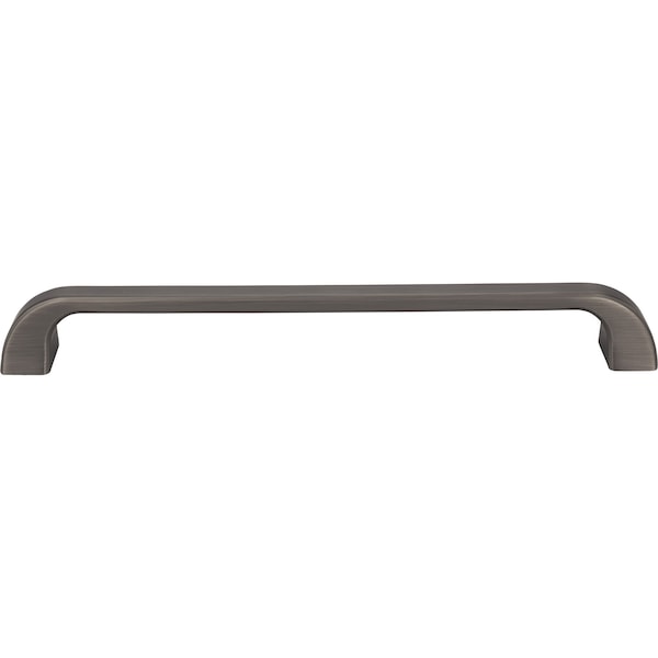 Jeffrey Alexander 12" Center-to-Center Brushed Pewter Square Marlo Appliance Handle - 972-12BNBDL