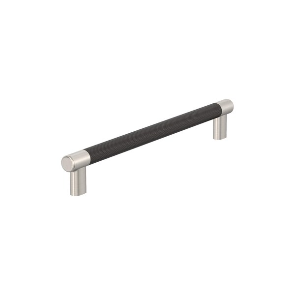 Amerock Esquire 12 inch 305mm Center-to-Center Satin Nickel/Oil Rubbed Bronze Appliance Pull - BP54040G10ORB