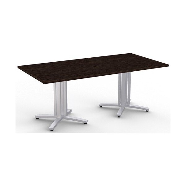 Special-T Table, Rectangle, 42inWx84inLx29inH, Ebony Recon - SCTS4XRT4284ER