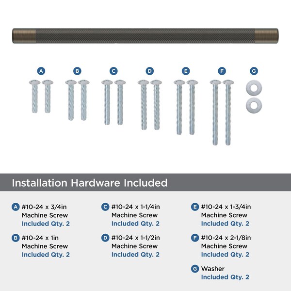 Amerock Bronx 12 inch 305mm Center-to-Center Oil Rubbed Bronze Appliance Pull - BP54070ORB