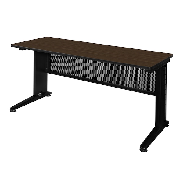 Regency Fusion Seminar Training Table, 66 in W, 24 in L, Neo Walnut - MFTT6624NW