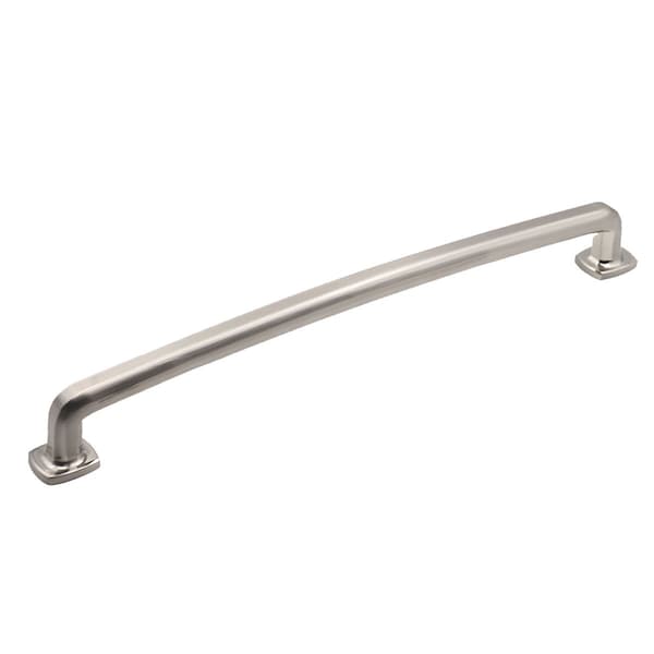 Pride Industrial 12in Center to Center Vail Appliance Pull Satin Nickel Finish - PA55012SN