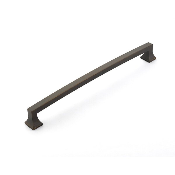 Schaub 15in Center to Center Menlo Park Appliance Pull Ancient Bronze Finish - 539-ABZ