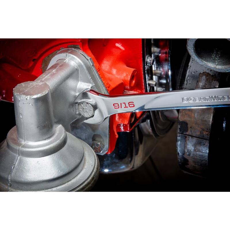 GEARWRENCH 1/2 in. SAE 120XP Universal Spline XL Combination Ratcheting Wrench - 86437