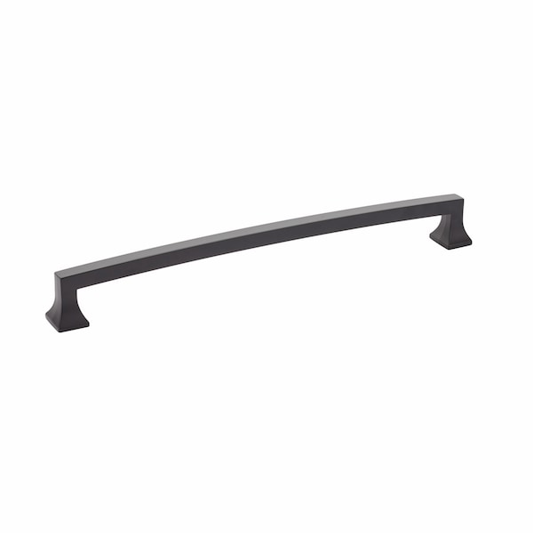Schaub 15in Center to Center Menlo Park Appliance Pull Matte Black Finish - 539-MB