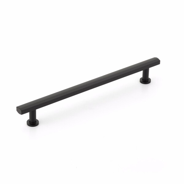 Schaub 12in Center to Center Heathrow Appliance Pull Matte Black Finish - 557-MB