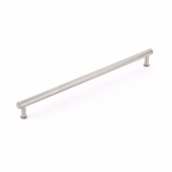 Schaub 18in Center to Center Pub House Knurled Appliance Pull Polished Nickel Finish - 5018A-PN