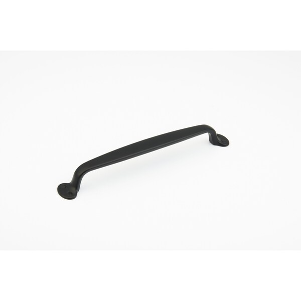 Schaub 12in Center to Center Country Appliance Pull Flat Black Finish - 746-FB