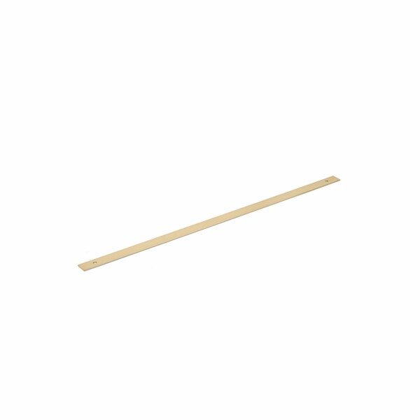 Schaub 18in Center to Center Pub House Backplate for Appliance Pull Signature Satin Brass Finish - 5118AB-SSB