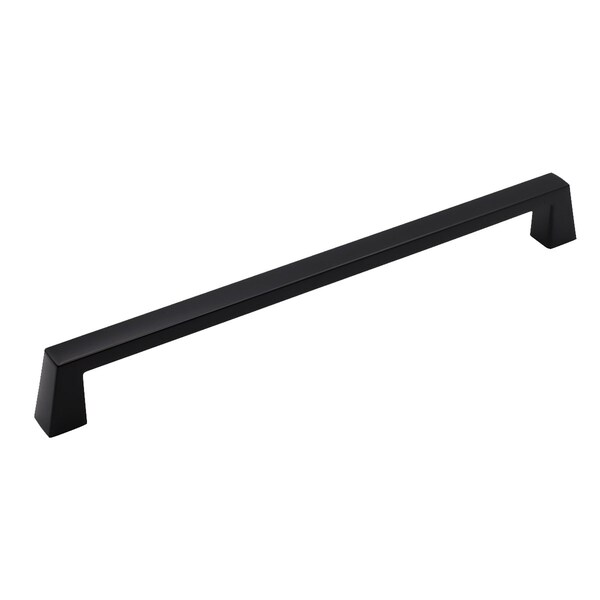 Pride Industrial 12in Center to Center Colorado Appliance Pull Matte Black Finish - PA54012BK