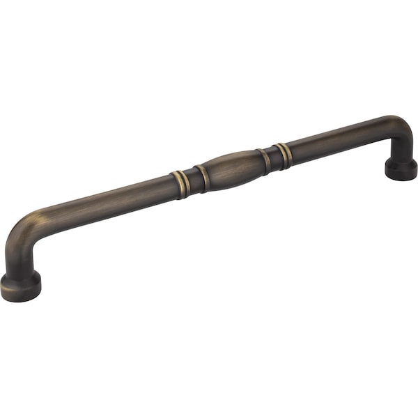 Jeffrey Alexander 12" Center-to-Center Antique Brushed Satin Brass Durham Appliance Handle - Z290-12ABSB