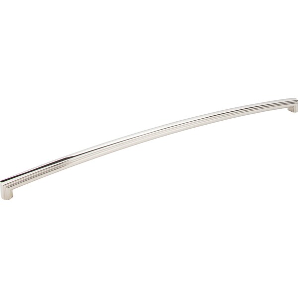 Jeffrey Alexander 18" Center-to-Center Polished Nickel Delgado Appliance Handle - 519-18NI