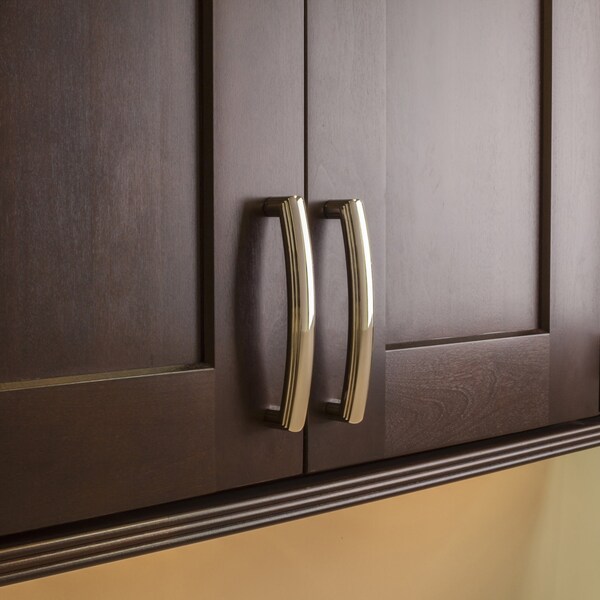 Jeffrey Alexander 18" Center-to-Center Polished Nickel Delgado Appliance Handle - 519-18NI