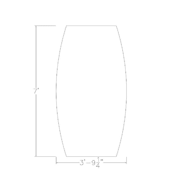 Skutchi Designs 45.25 in W, 84 in L, 29 in H, Engineered Wood Top, Grey - H-BOT-4684-DOU-01-EL