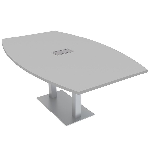 Skutchi Designs 45.25 in W, 84 in L, 29 in H, Engineered Wood Top, Grey - H-BOT-4684-DOU-01-EL